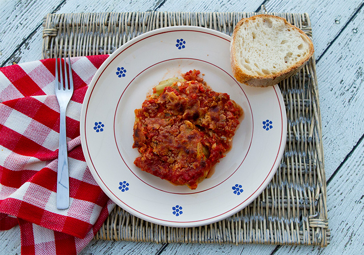 Artichoke Parmesan {Parmigiana alla Carciofi}