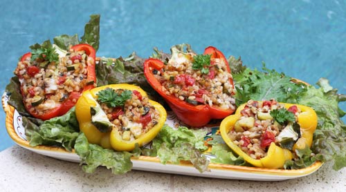 Barley Stuffed Peppers