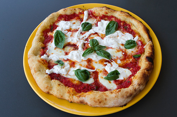 Buffalo Mozzarella & Burrata Pizza