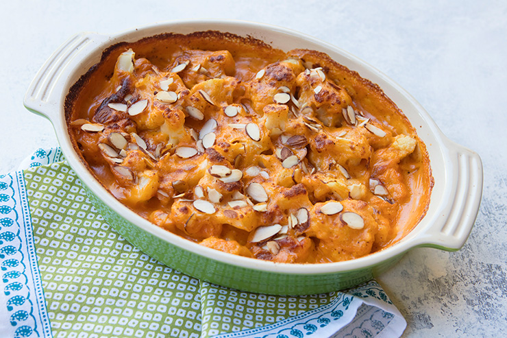 Cauliflower In Roasted Tomato Bechamel