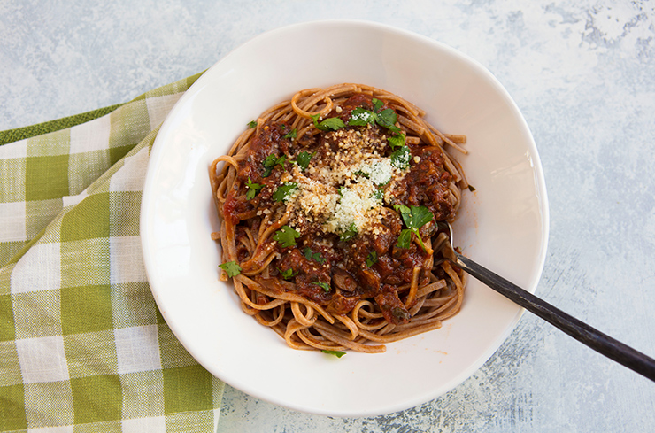 Instant Pot Meaty Mushroom Ragu