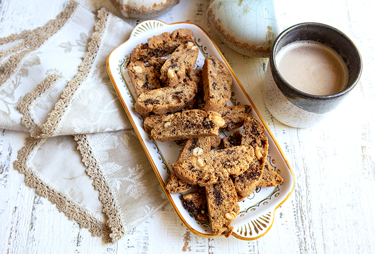 Peanut Butter & Chocolate Biscotti