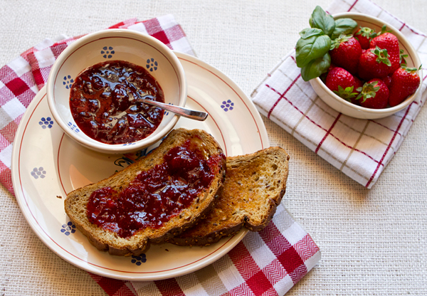 Strawberry Basil Jam