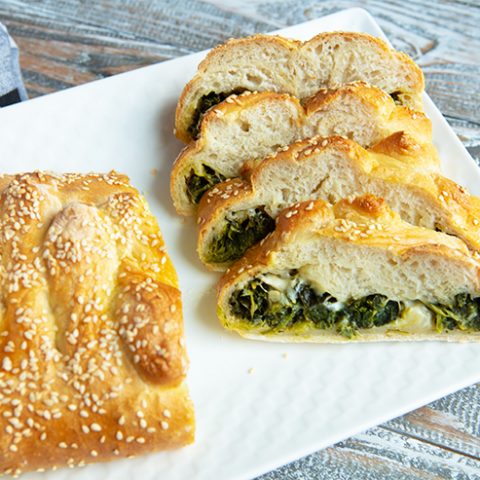 Cheese & Greens Stromboli