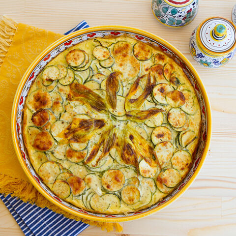 Zucchini, Ricotta, & Egg Pie