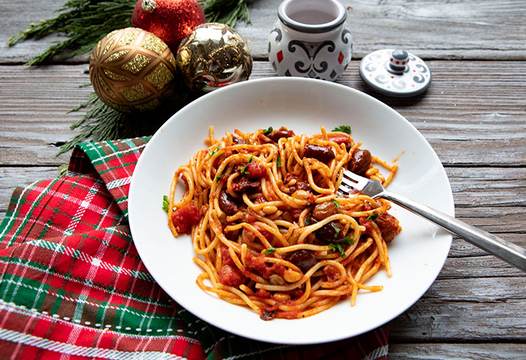 Christmas Eve Sicilian Anchovy Pasta