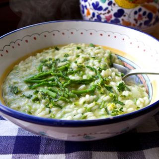 Creamy Risotto With Wild Asparagus