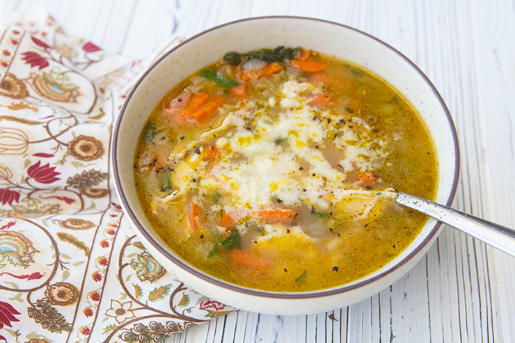 Quick Chicken & Rice Soup