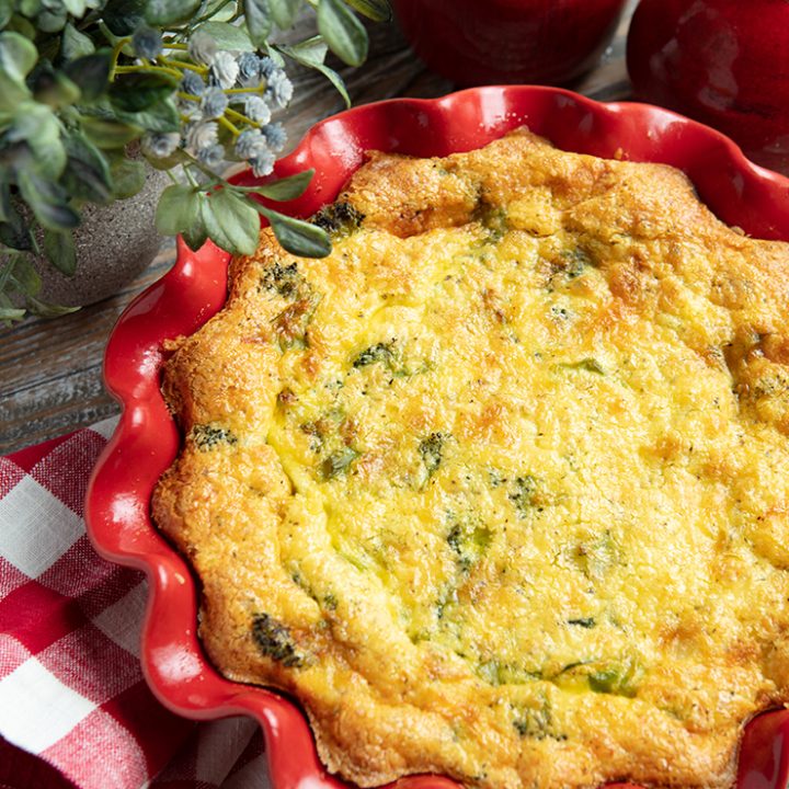 Broccoli Cheese Quiche