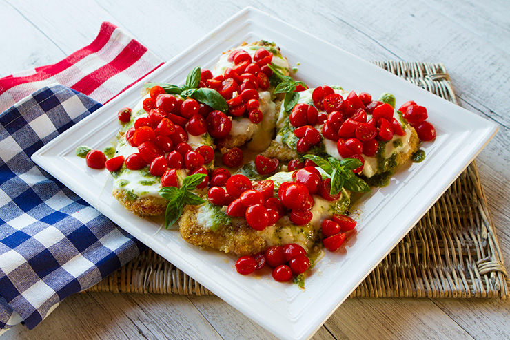 Baked Chicken Caprese