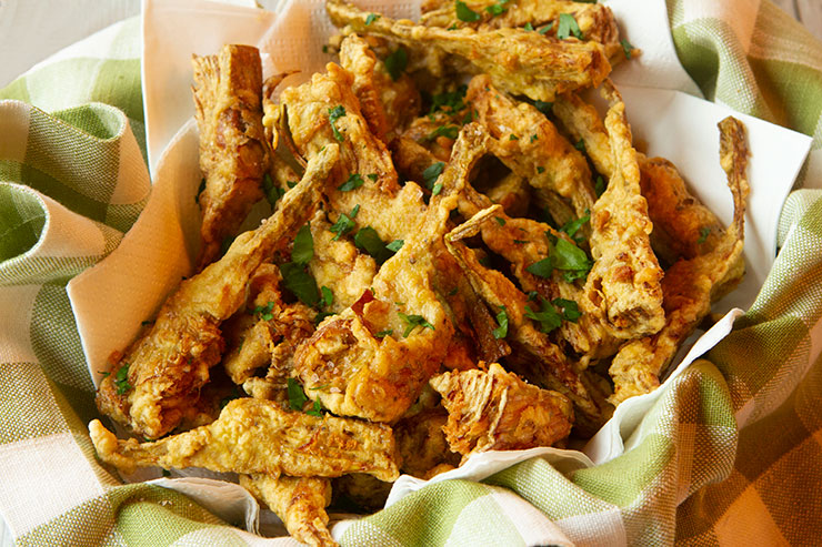 Carciofi Fritti ~ Tuscan Fried Artichokes