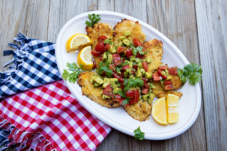 Chicken Breasts With Avocado & Tomato Salsa