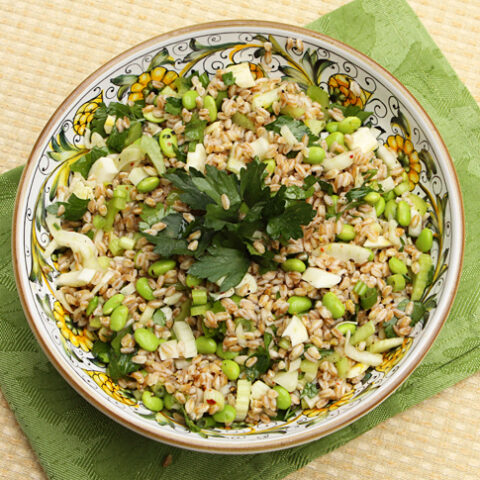 Spring Farro Salad With Fennel