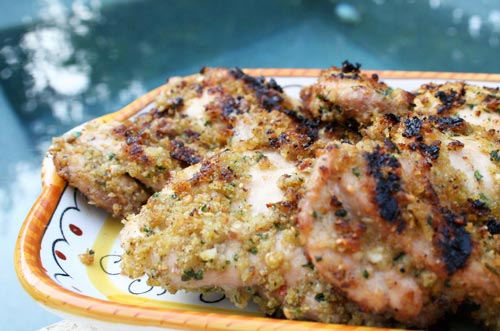 Grilled Marinated Chicken Thighs