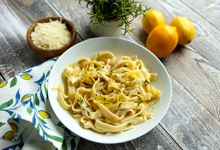 Creamy Meyer Lemon Pasta