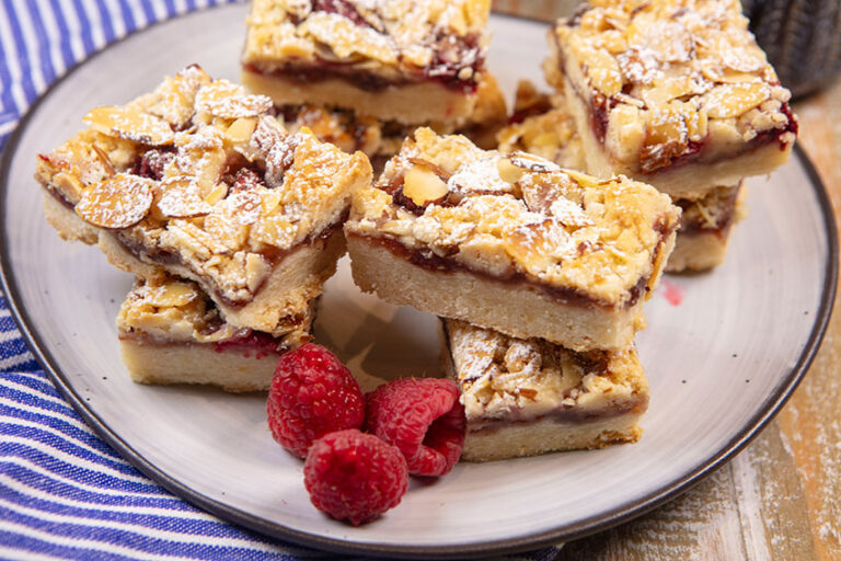 Raspberry Almond Bars