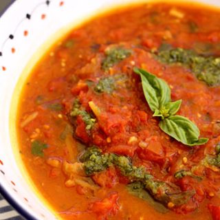 Roasted Tomato, Onion, And Fennel Soup