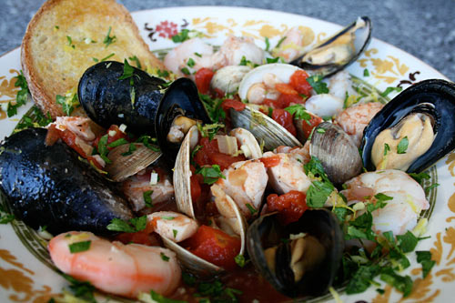 Seafood Soup Trieste Style