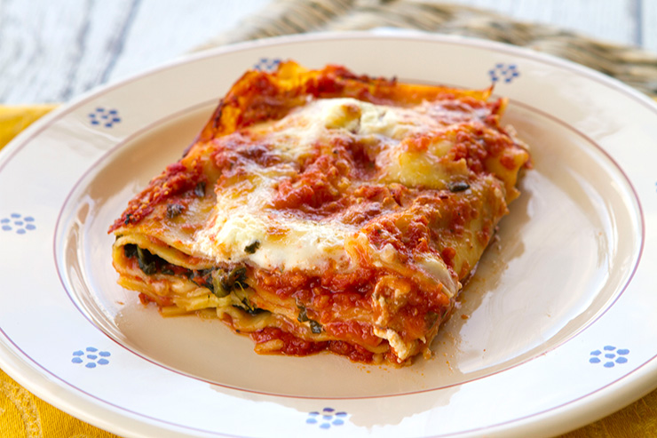 Spinach & Goat Cheese Lasagna