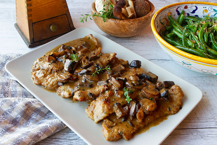 Mushroom Veal Marsala
