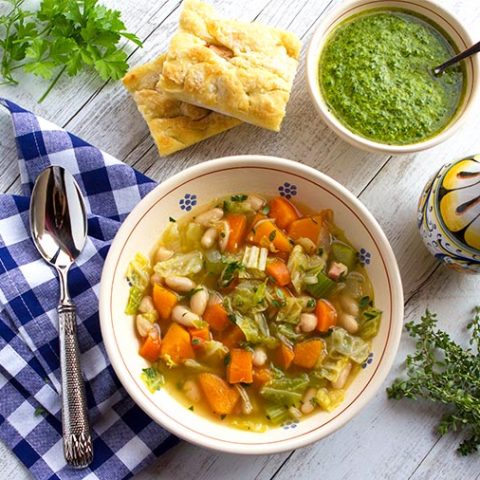 Olive Harvest Soup ~ Zuppa Frantoiana